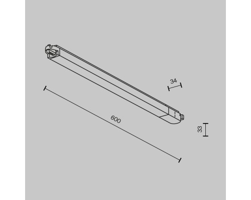 Трековый светильник Technical TR000-1-24W4K-B