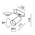 Трековый светильник Technical TR103-4-12WTW-M-B