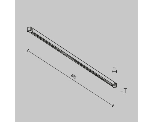 Трековый светильник Technical TR241-2-12W4K-B