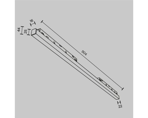 Трековый светильник Technical TR030-4-30WTW-DD2-B