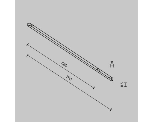 Трековый светильник Technical TR240-4-12WTW-DSZ-B