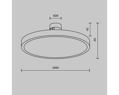 Трековый светильник Technical TR153-1-10W3K-BS