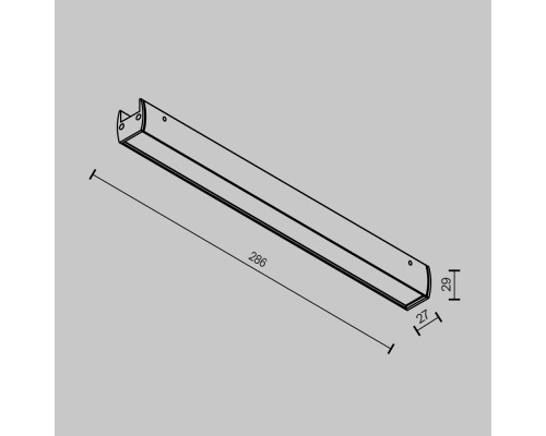 Трековый светильник Technical TR161-1-16W3K-B