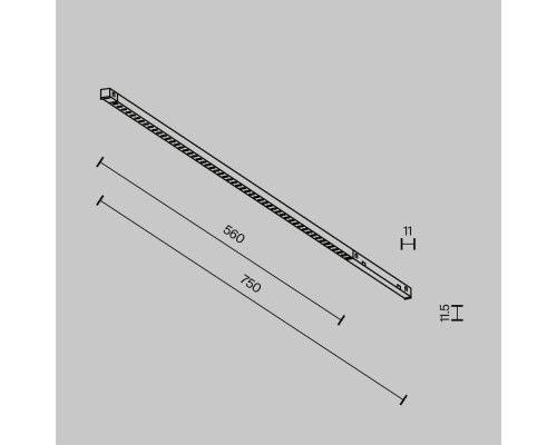 Трековый светильник Technical TR241-4-12WTW-DSZ-B