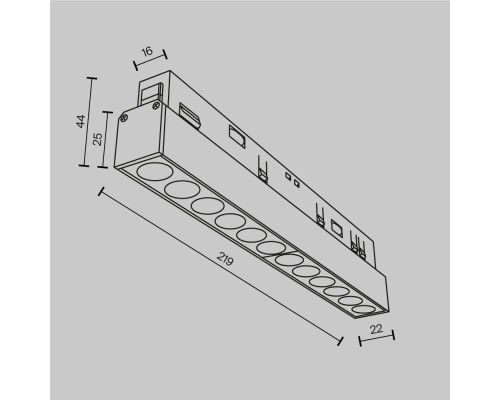 Трековый светильник Technical TR031-2-12W3K-W