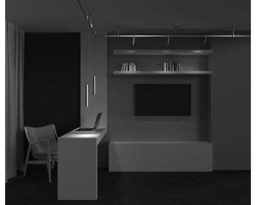 Трековый светильник Technical TR155-1-5W4K-PT