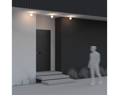 Уличный трековый светильник Outdoor O-TR01-1-S-9WW3K