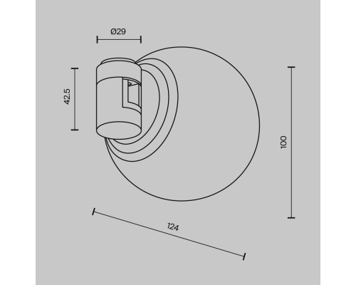 Трековый светильник Technical TR229-1-5W3K-BS