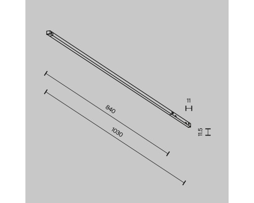 Трековый светильник Technical TR240-4-18WTW-DSZ-B