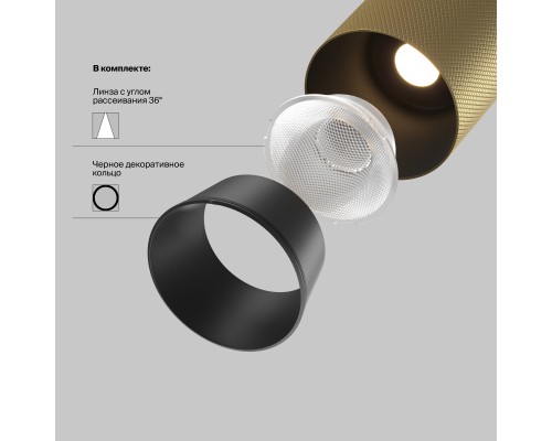 Трековый светильник Technical TR097-2-12W3K-M-BMG