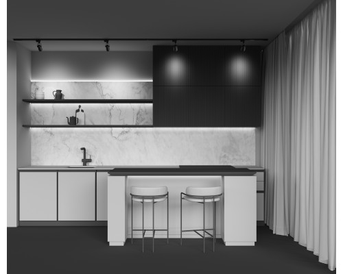 Трековый светильник Technical TR001-1-GU10-B