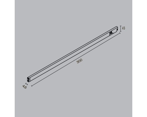 Трековый светильник Technical TR190-1-5W4K-B