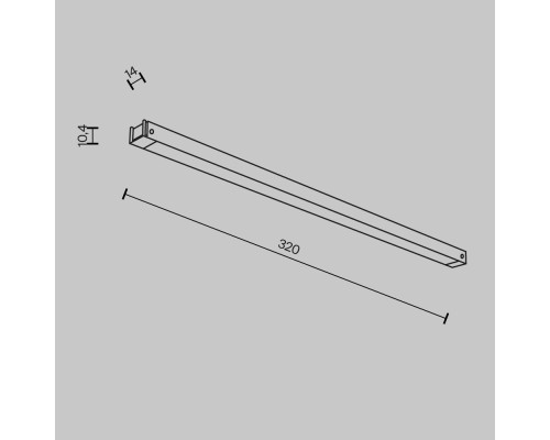 Трековый светильник Technical TR173-1-8WTW-B