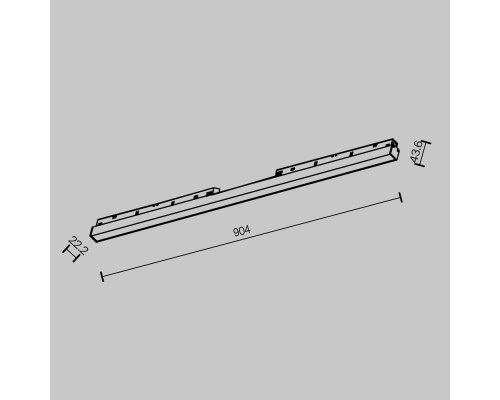 Трековый светильник Technical TR030-2-30W2.7K-B