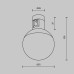 Трековый светильник Technical TR149-1-5W4K-B
