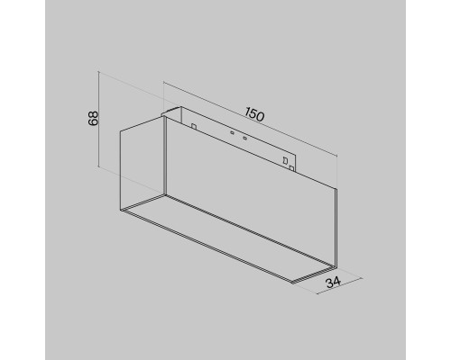 Трековый светильник Technical TR012-2-7W4K-B