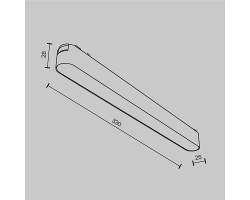 Трековый светильник Technical TR080-1-18W4K-W