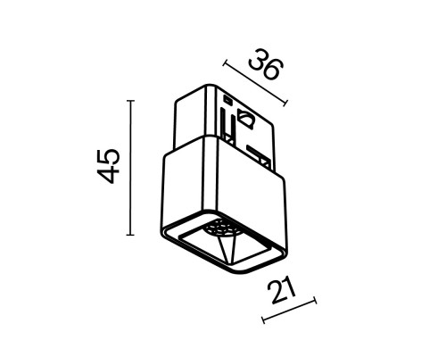 Трековый светильник Technical TR100-2-2W3K-S-W