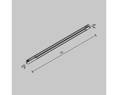 Трековый светильник Technical TR231-2-15W3K-B