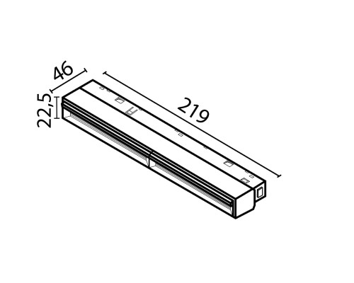 Трековый светильник Technical TR106-2-12W3K-B