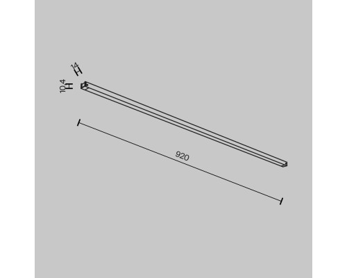 Трековый светильник Technical TR173-1-24WTW-B