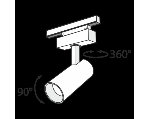 Трековый светильник Technical TR019-2-15W3K-B