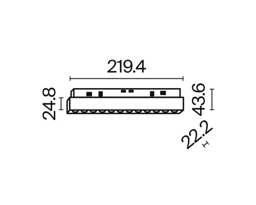 Трековый светильник Technical TR031-4-12WTW-DD-B