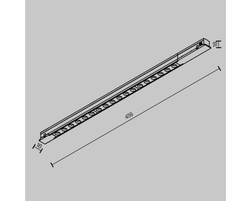 Трековый светильник Technical TR232-2-15W3K-B