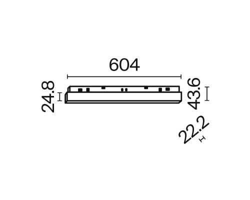 Трековый светильник Technical TR030-2-24W3K-W