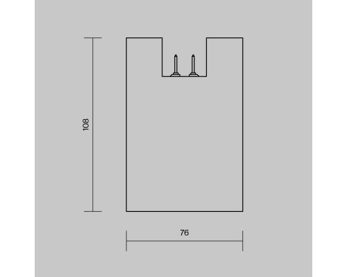 Уличный трековый светильник Outdoor O-TR01-2-S-16WB3K