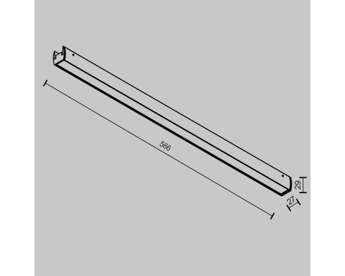 Трековый светильник Technical TR161-1-25W3K-B