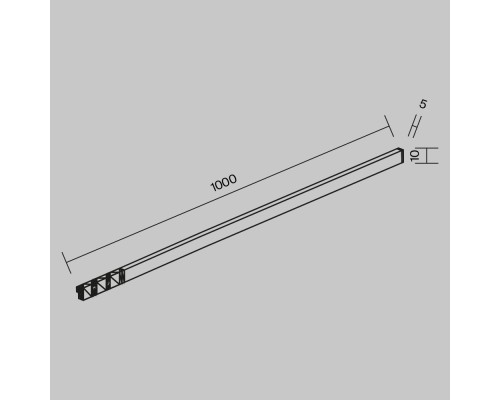 Трековый светильник Technical TR186-1-8W2.7K-B