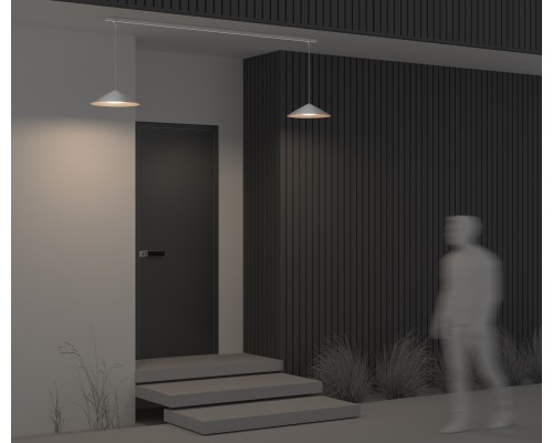 Уличный трековый светильник Outdoor O-TR01-1-P-12WW3K