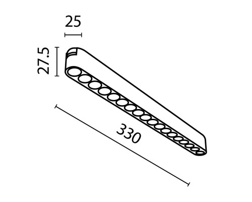 Трековый светильник Technical TR082-1-18W3K-M-W