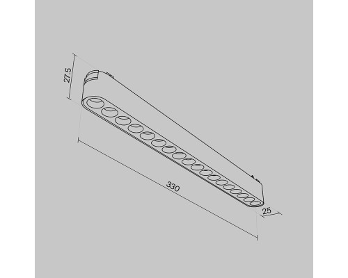 Трековый светильник Technical TR082-1-18W3K-M-W