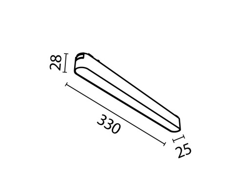 Трековый светильник Technical TR080-1-18W4K-W