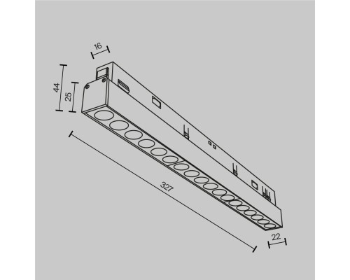 Трековый светильник Technical TR031-4-18WTW-M-DSZ-W