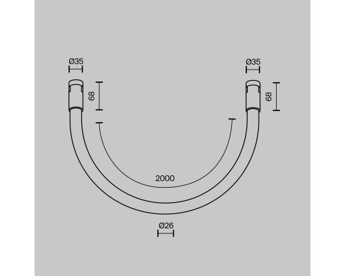 Трековый светильник Technical TR154-1-27W3K-B