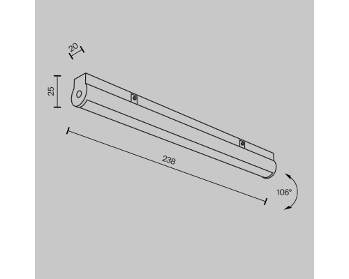 Трековый светильник Technical TR183-1-12WTW-B