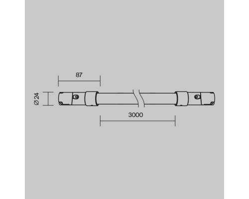 Трековый светильник Technical TR209-1-48W3K-B