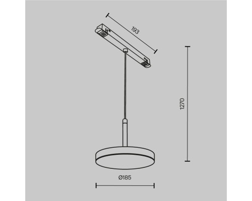 Трековый светильник Technical TR123-2-15W4K-B