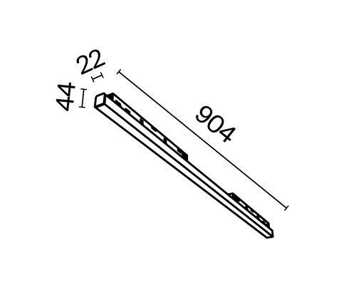 Трековый светильник Technical TR030-4-30WTW-DD-W