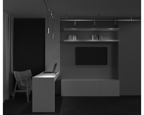 Трековый светильник Technical TR157-1-12W4K-PT