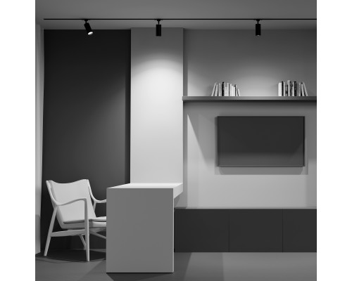 Трековый светильник Technical TR028-3-GU10-B