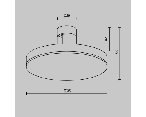 Трековый светильник Technical TR152-1-7W3K-B