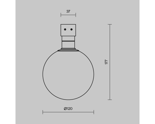 Уличный трековый светильник Outdoor O-TR01-1-S-9WW3K