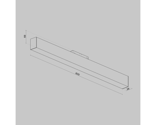 Трековый светильник Technical TR012-2-20W4K-B