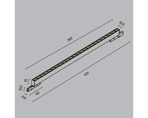 Трековый светильник Technical TR193-1-20W3K-M-B