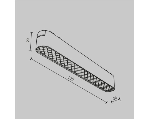 Трековый светильник Technical TR084-1-12W3K-W