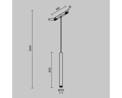 Трековый светильник Technical TR226-4-5WTW-M-DD2-W